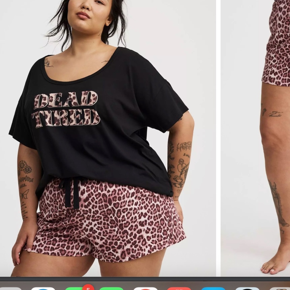 Torrid cotton Jersey Highwaisted shorts in leopard print size 3X